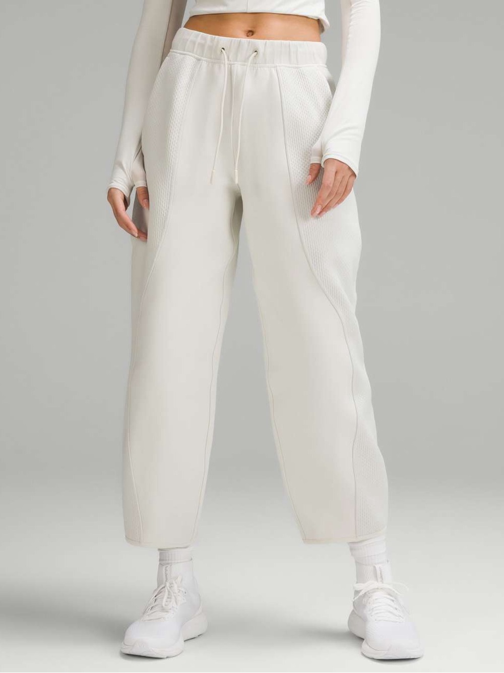 NWT Lululemon Mixed Fabric Relaxed-Fit Tapered High-Rise Pant